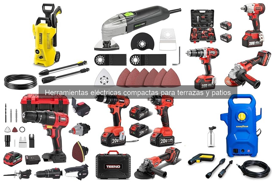 Dónde comprar herramientas eléctricas compactas para terrazas