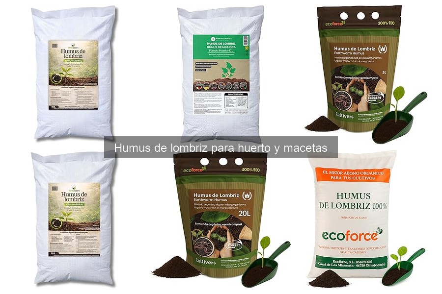 Dónde comprar humus de lombriz barato: mejores opciones y ofertas