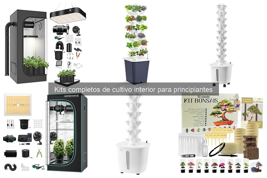 Dónde comprar kits completos de cultivo interior para principiantes