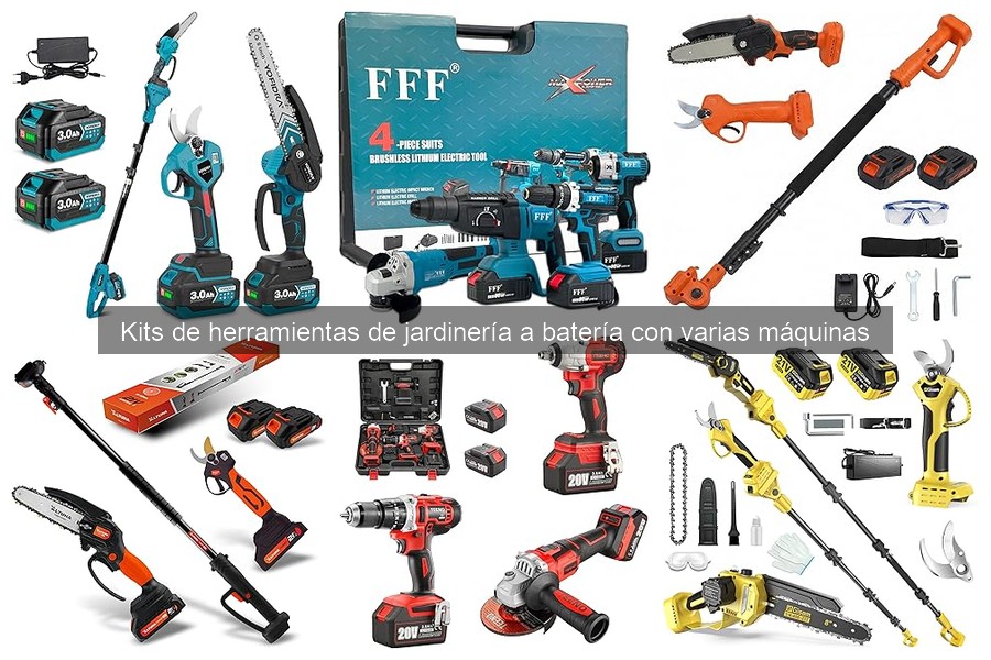 Dónde comprar kits de herramientas de jardinería a batería