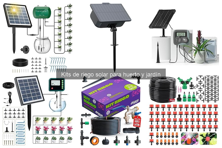 Dónde comprar kits de riego solar: mejores opciones y ofertas
