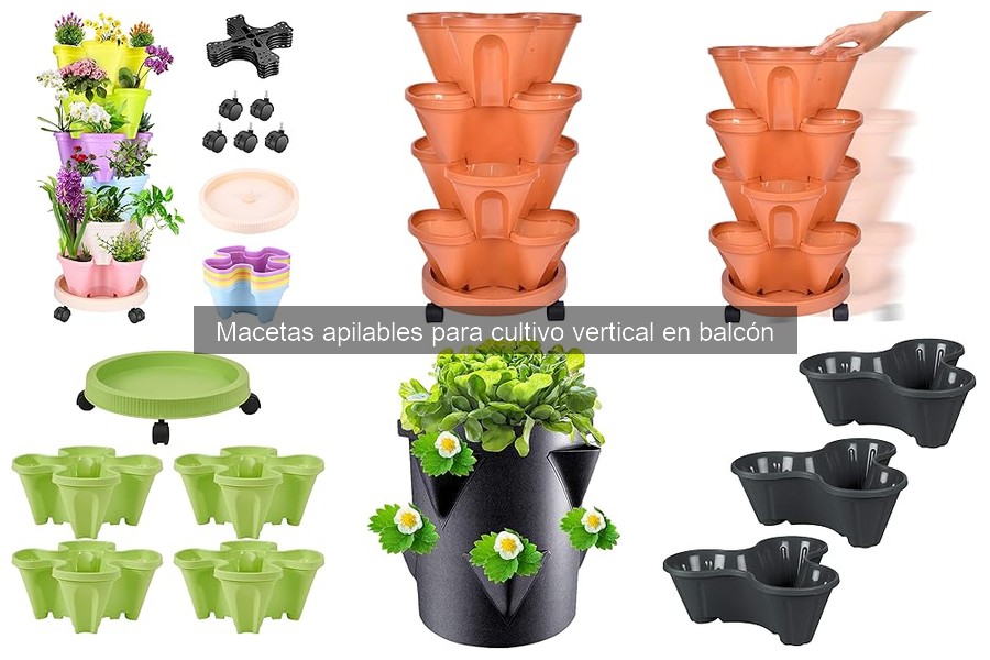 Dónde Comprar Macetas Apilables a Buen Precio para Tu Balcón