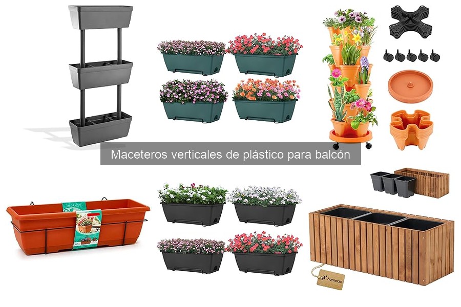 Dónde comprar maceteros verticales de plástico a buen precio
