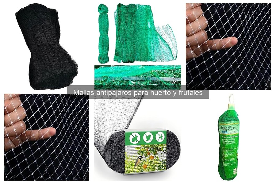 Dónde comprar mallas antipájaros para huerto y frutales