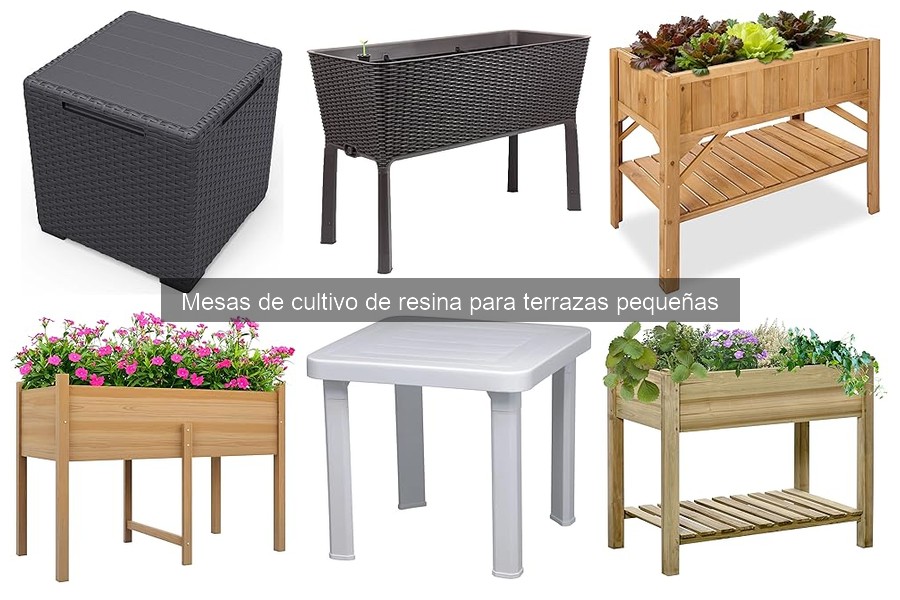 Dónde Comprar Mesas de Cultivo de Resina para Terrazas