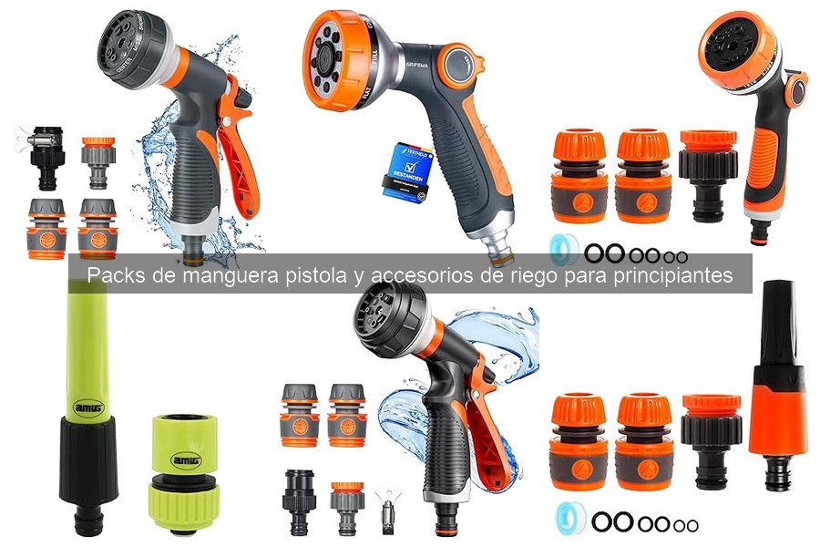 Dónde comprar packs de manguera y accesorios de riego baratos