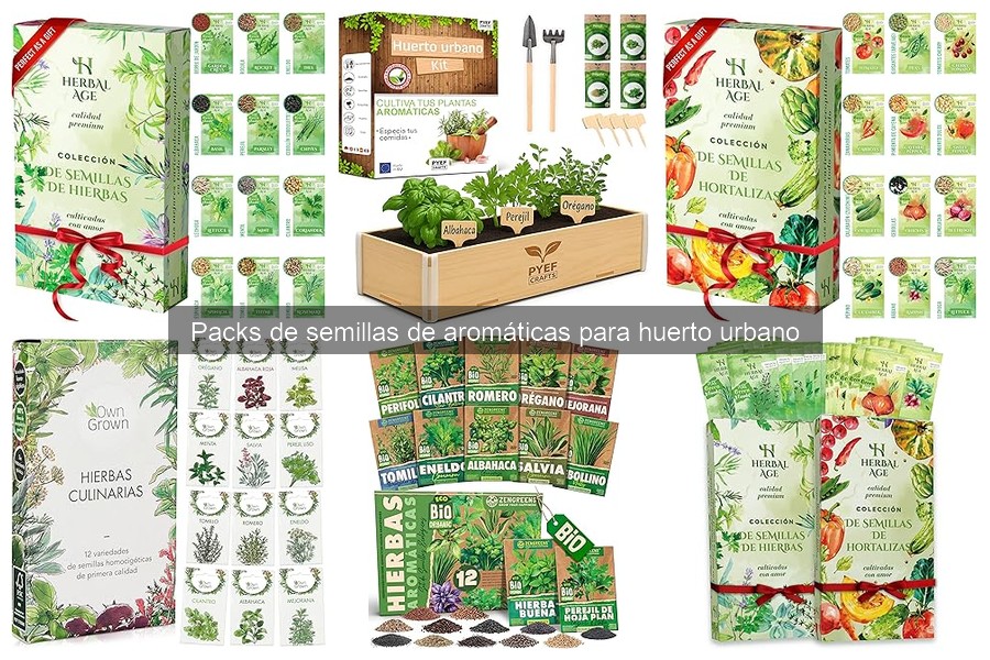 Dónde comprar packs de semillas de aromáticas para tu huerto