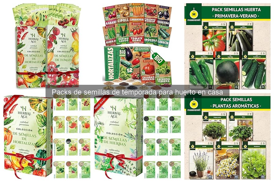 Dónde Comprar Packs de Semillas de Temporada para Huertos