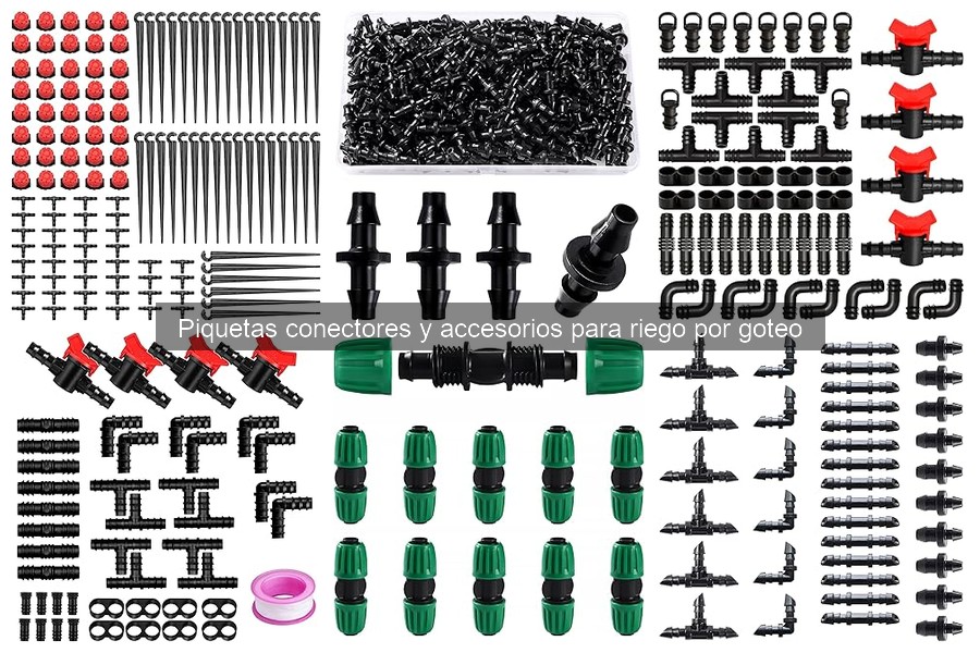 Dónde comprar piquetas y accesorios para riego por goteo baratos