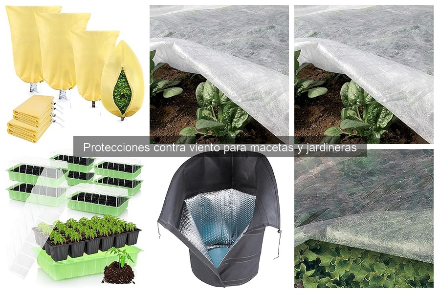Dónde comprar protecciones contra viento para macetas