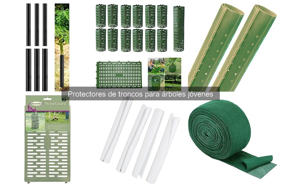 Dónde comprar protectores de troncos para árboles jóvenes