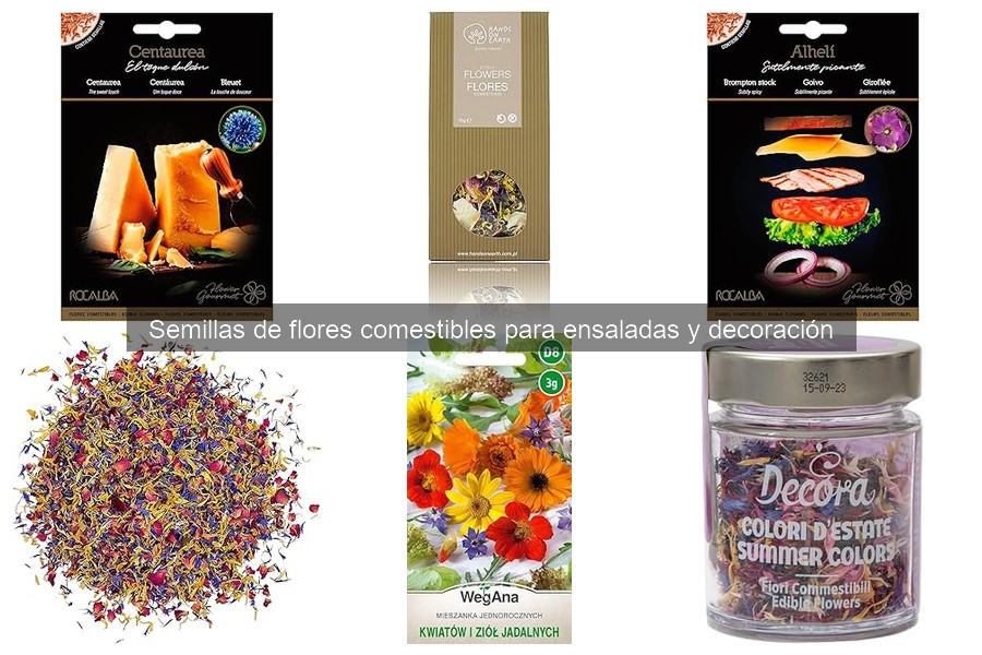 Dónde comprar semillas de flores comestibles para ensaladas