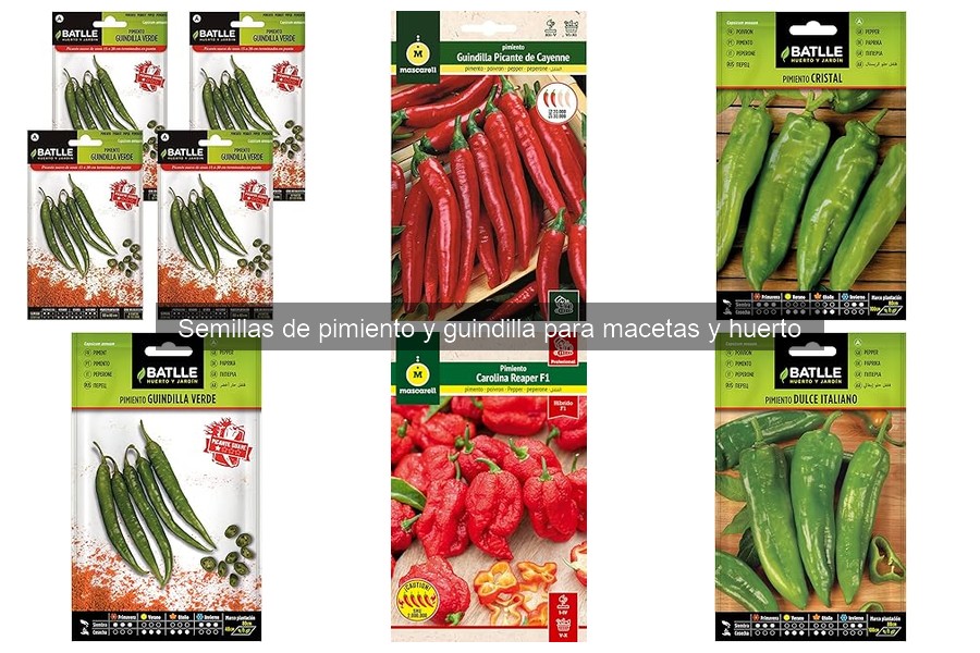 Dónde comprar semillas de pimiento y guindilla online