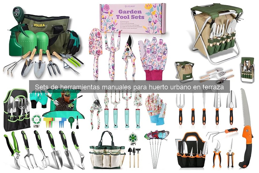 Dónde comprar sets de herramientas manuales para huertos urbanos