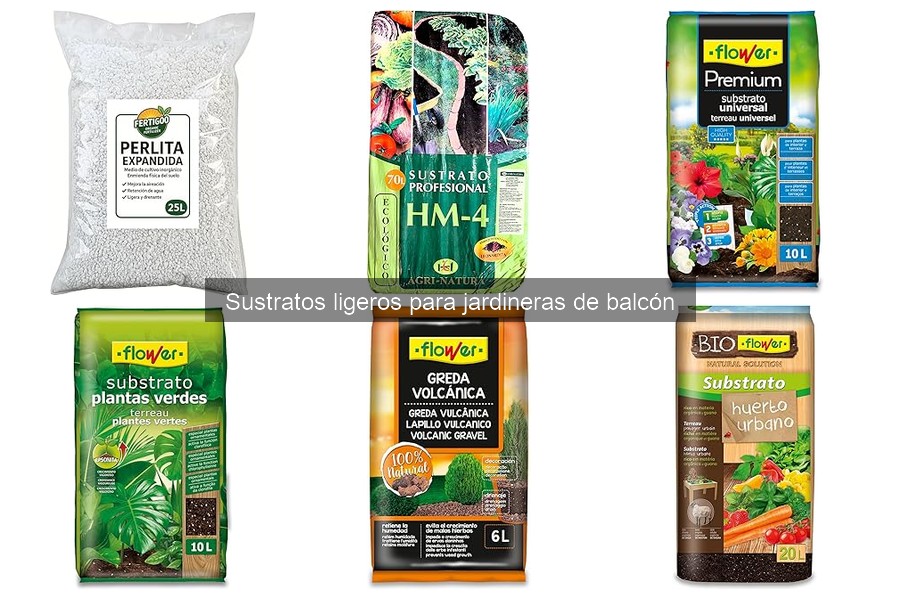 Dónde comprar sustratos ligeros para jardineras de balcón