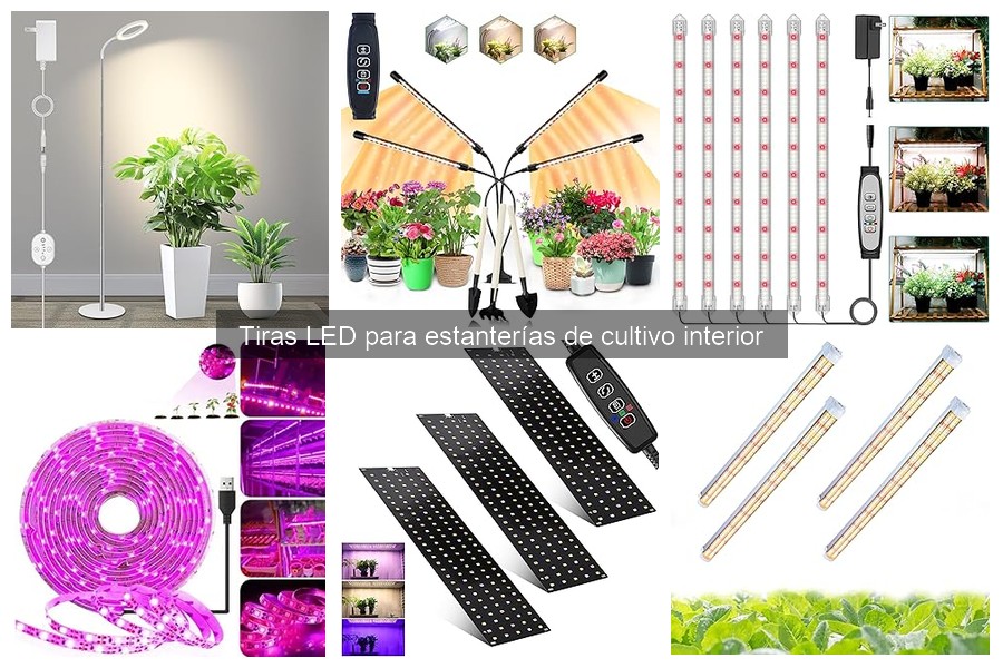 Dónde comprar tiras LED para cultivo interior en oferta
