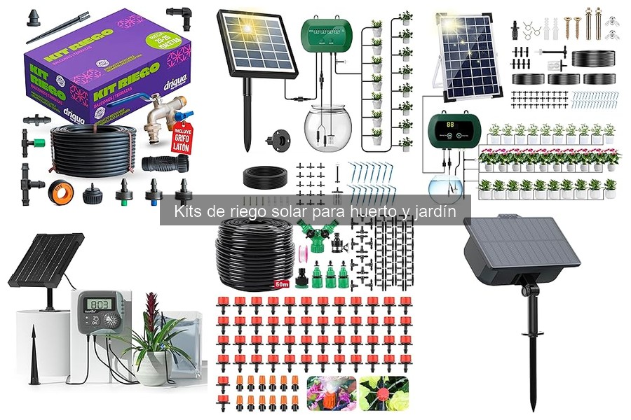 Efectividad de los Kits de Riego Solar para Jardín y Huerto