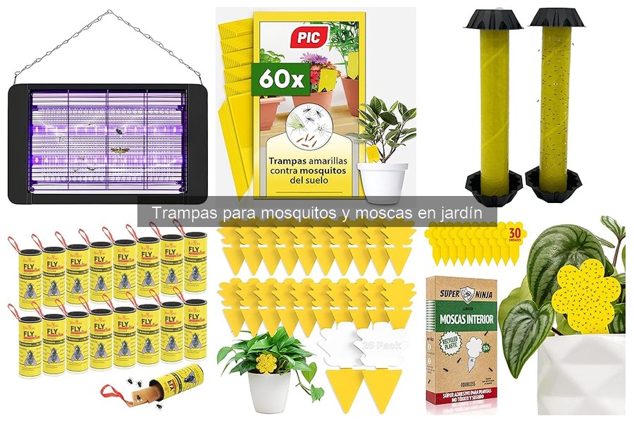 Efectividad de trampas para mosquitos en jardines grandes y pequeños