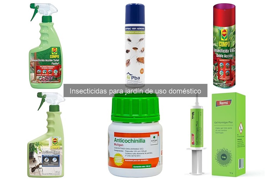 Efectos secundarios de insecticidas en plantas y jardín