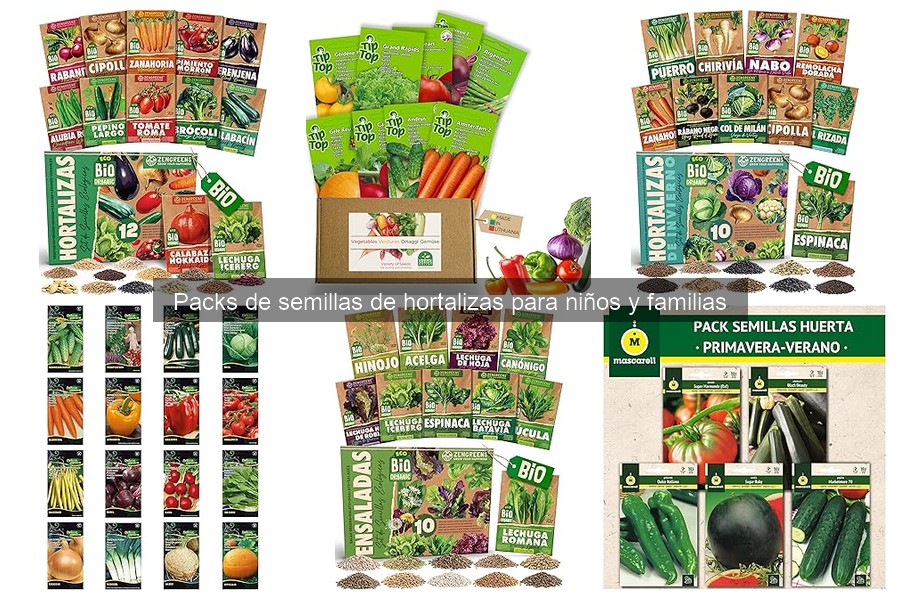 Equipamiento básico para cultivar hortalizas con niños