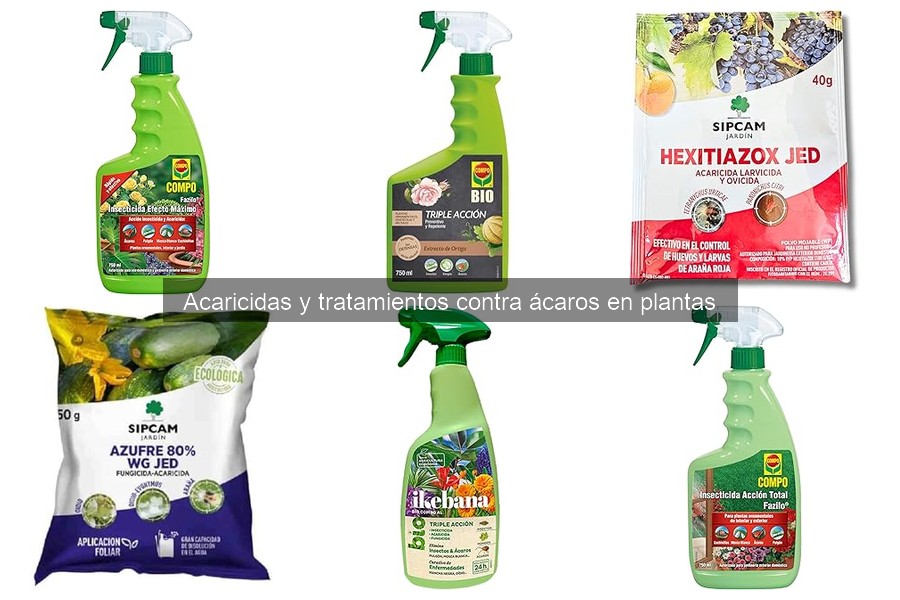 Errores al elegir acaricidas para plantas específicas