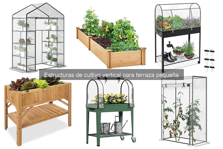 ** Errores comunes al usar estructuras de cultivo vertical en terraza