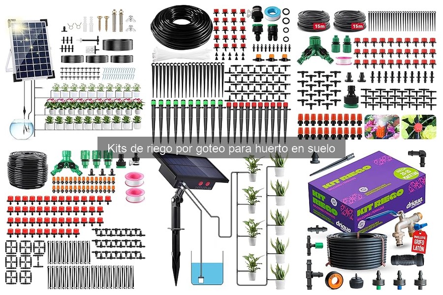 Errores comunes al usar kits de riego por goteo en huertos