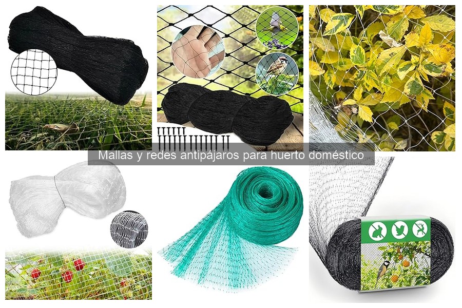 Errores comunes al usar mallas antipájaros en huertos