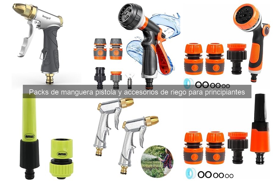 Errores comunes al usar packs de manguera y pistola de riego