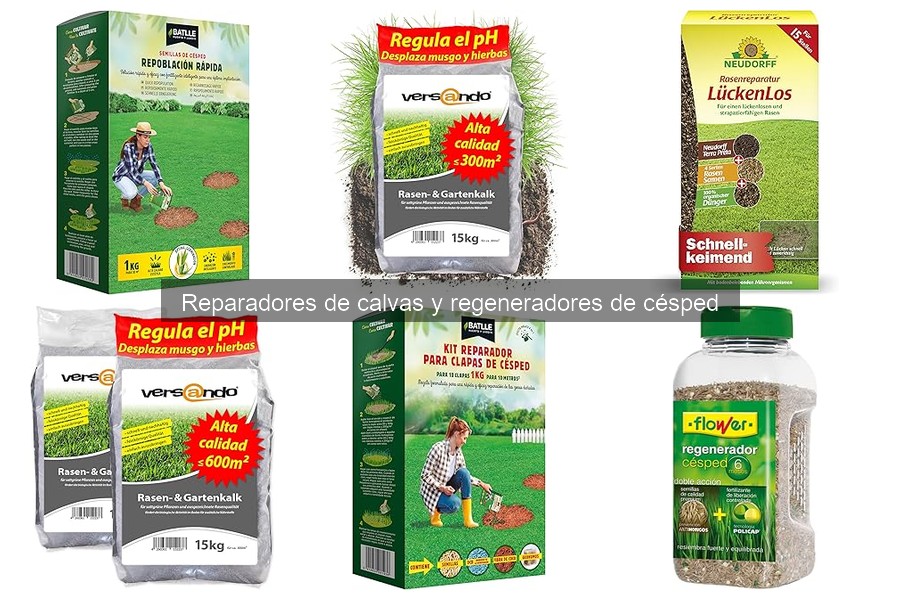 Errores comunes al usar reparadores de calvas en césped