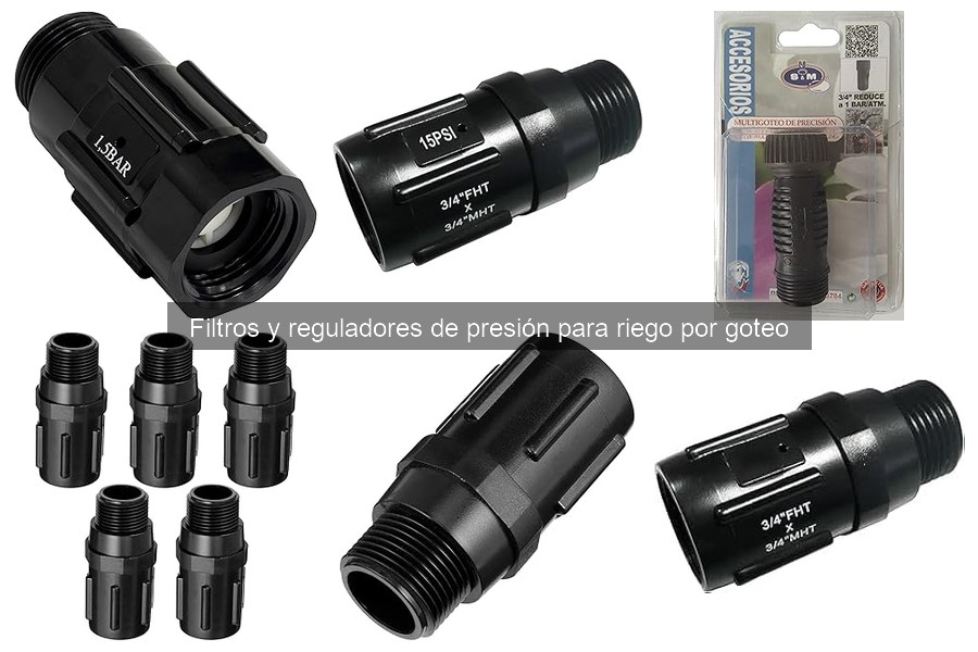 Filtros y Reguladores de Presión en Riego por Goteo