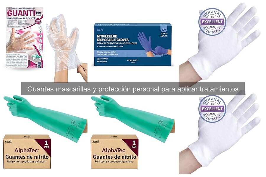 Guantes ideales para aplicar tratamientos en el jardín