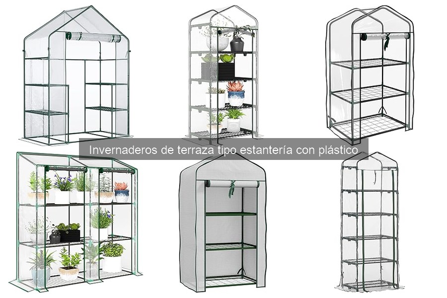 Guía de compra de invernaderos de terraza tipo estantería