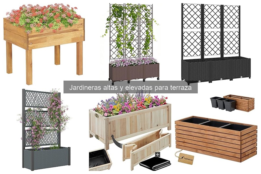Guía de Compra de Jardineras Altas para Terrazas