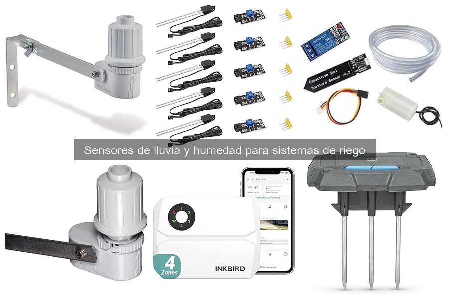 Guía de compra de sensores de lluvia y humedad para riego