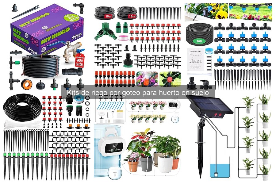 Guía de Instalación de Kits de Riego por Goteo para Huertos