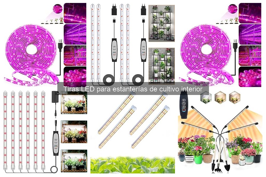 Guía de Instalación de Tiras LED para Cultivo Interior