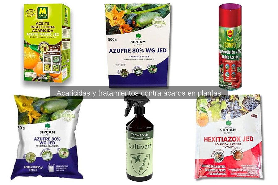Guía para aplicar acaricidas de manera efectiva en plantas