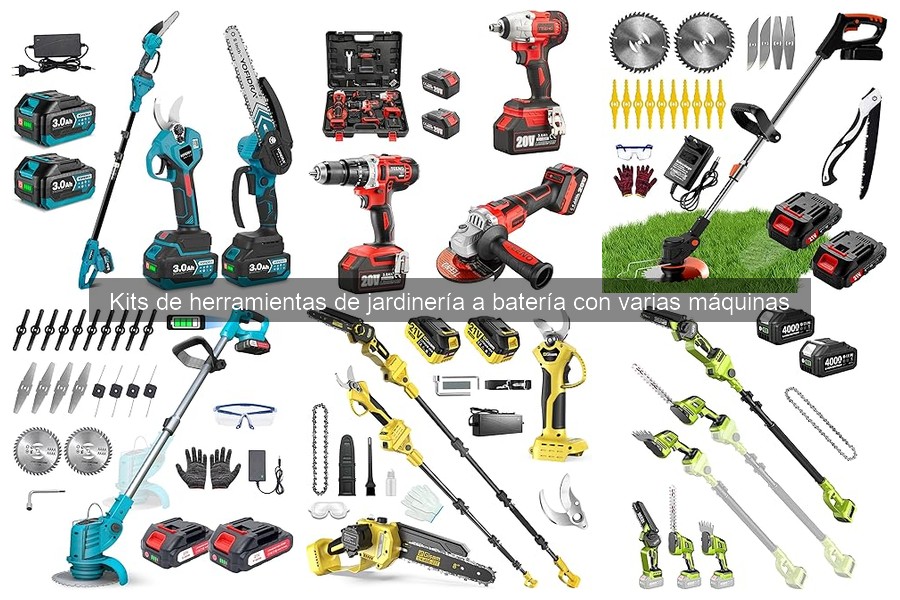 Guía para elegir el mejor kit de herramientas de jardinería a batería