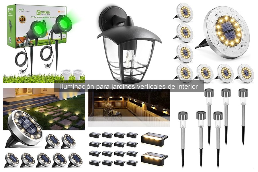 Guía para elegir la mejor iluminación para jardines verticales