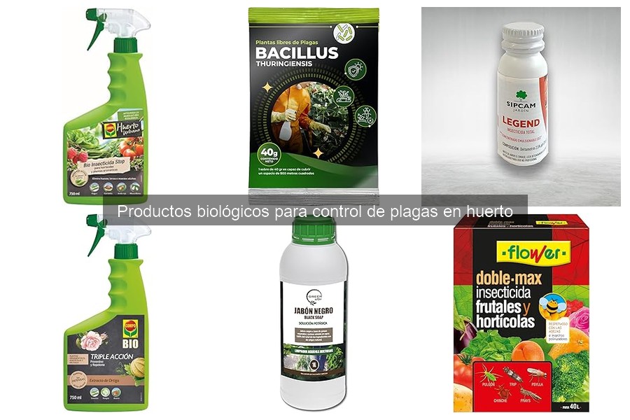 Guía para elegir productos biológicos contra plagas en huertos