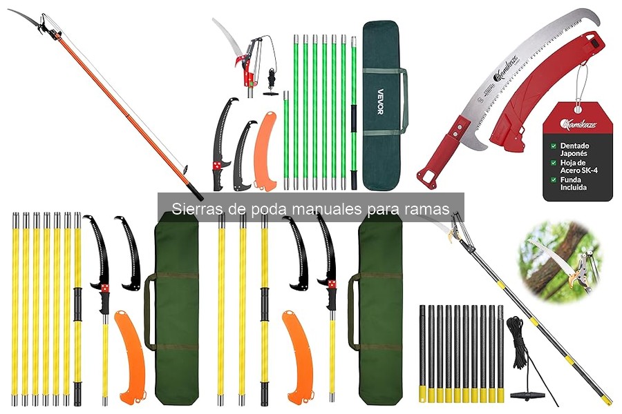 Guía para elegir tu sierra de poda manual ideal