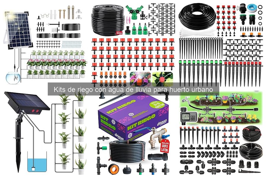 Guía sobre Kits de Riego con Agua de Lluvia para Huerto Urbano