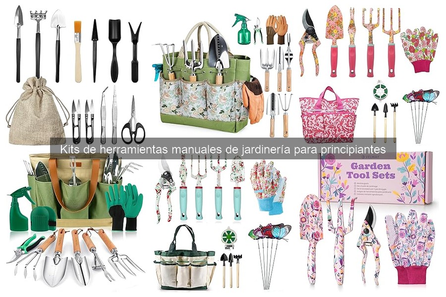 Herramientas manuales esenciales para principiantes en jardinería
