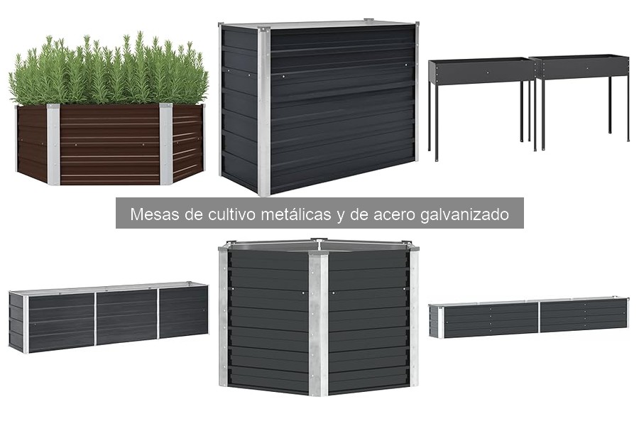 Impacto Ambiental de Mesas de Cultivo Metálicas en Jardines
