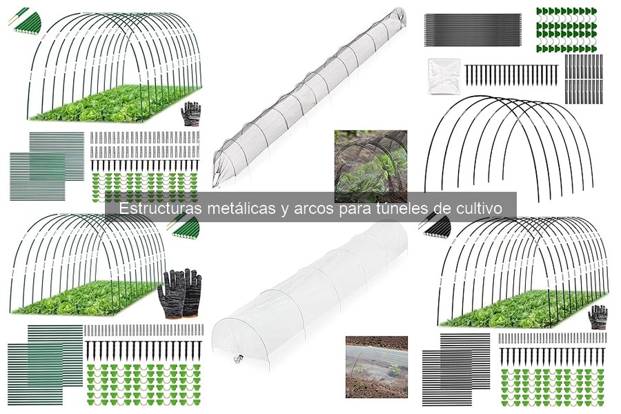 ** Instalación de Arcos Metálicos para Túneles de Cultivo