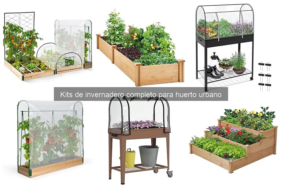 Instalación de Kits de Invernadero Completo para Huerto Urbano
