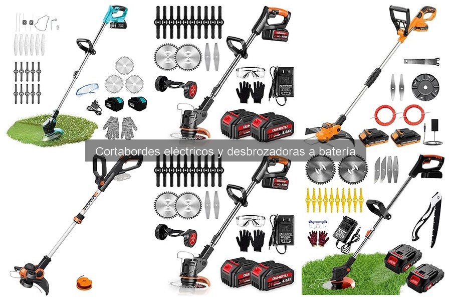 Instalación y uso de cortabordes a batería: guía rápida