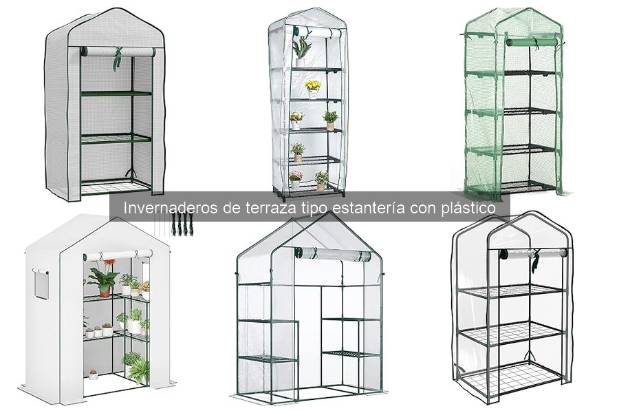 Invernaderos de terraza tipo estantería: características y ventajas