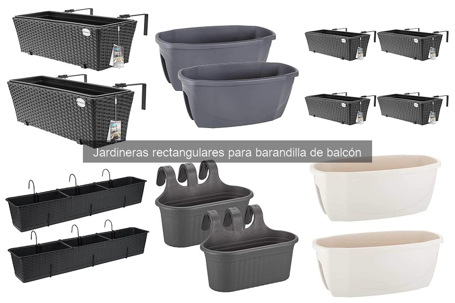 Jardineras Rectangulares para Barandilla de Balcón: Guía Completa
